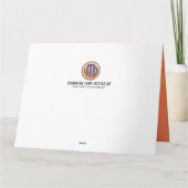 Oranje decennium 90e verjaardag kaart (Achterkant)