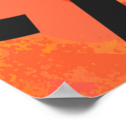 Oranje decennium poster (Hoek)