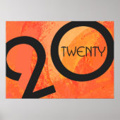 Oranje decennium poster (Voorkant)