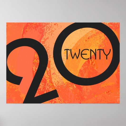 Oranje decennium poster (Voorkant)