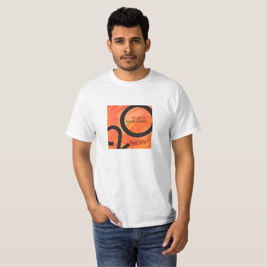 Oranje decennium t-shirt (Voorkant volledig)