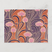 Oranje Deco-patroon Briefkaart (Voorkant)