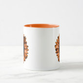 Oranje dekenbloem mok (Midden)