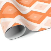Oranje diamantpatroon cadeaupapier (Rol Hoek)