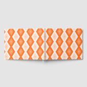Oranje diamantpatroon gastenboek (Volledig)