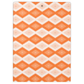 Oranje diamantpatroon klembord (Achterkant)