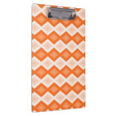 Oranje diamantpatroon klembord (Rechts)