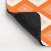 Oranje diamantpatroon muismat (Hoek)