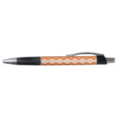 Oranje diamantpatroon pen (Bovenkant)