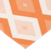 Oranje diamantpatroon tafelkleed (Gekanteld)