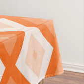 Oranje diamantpatroon tafelkleed (Voorbeeld)
