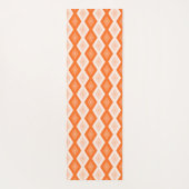 Oranje diamantpatroon yogamat (Achterkant)