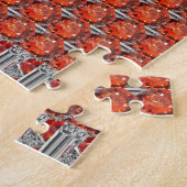 Oranje Diamond Gemstone Art, Oranje Legpuzzel (Zijkant)