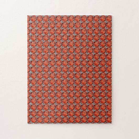 Oranje Diamond Gemstone Art, Oranje Legpuzzel (Verticaal)