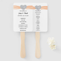 Oranje Diamond Hart Trouwprogramma