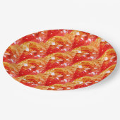 Oranje Diamonds Bling Fancy Halloween party Papieren Bordje (Gekanteld)