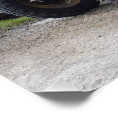 Oranje dieseltractor Steyr KL II Poster (Hoek)