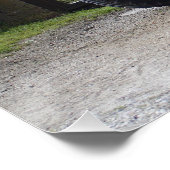 Oranje dieseltractor Steyr KL II Poster (Hoek)