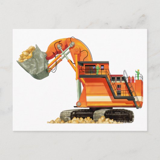 Oranje Digger Briefkaart (Voorkant)