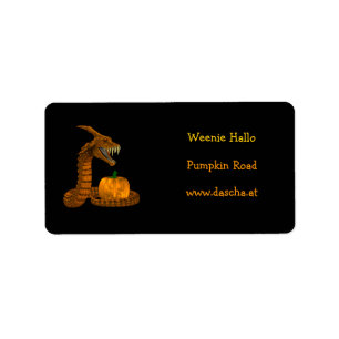 Oranje Dinokonda Etiket