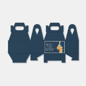 Oranje Dinosaur Birthday Hartelijk dank Bedankdoosjes (Uitgevouwen)