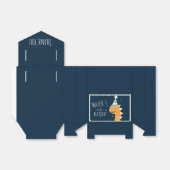 Oranje Dinosaur Birthday Hartelijk dank Bedankdoosjes (Uitgevouwen)