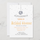 Oranje discobal Vrijgezellenfeest Kaart (Voorkant)