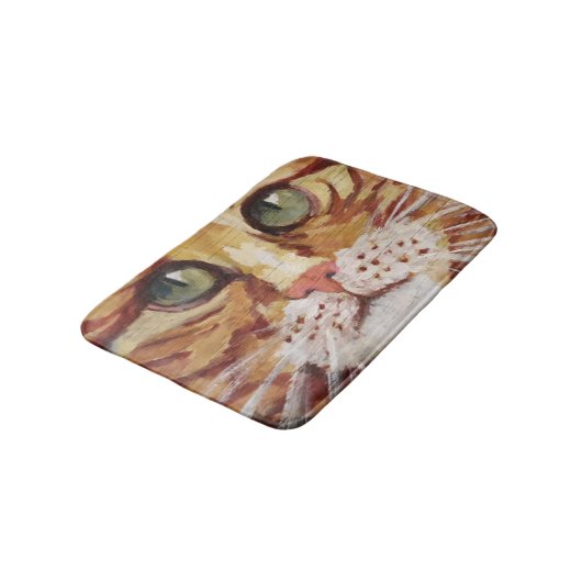 Oranje dodemper badmat (Gekanteld)