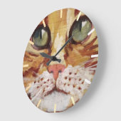 Oranje dodemper in detail grote klok (Hoek)