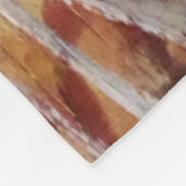 Oranje doekje met dop fleece deken (Hoek)