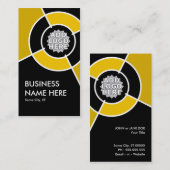 oranje doel-logo visitekaartje (Voorkant / Achterkant)