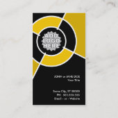 oranje doel-logo visitekaartje (Achterkant)