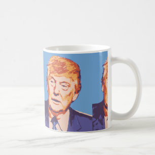 oranje donald trump koffiemok