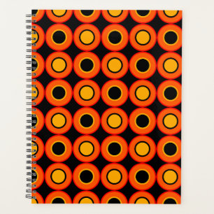 Oranje donuts met vulling planner