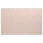 Oranje Doodle Garden Flower Pattern Stof (Yard (91,4 cm))