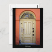 Oranje doorgang briefkaart (Voorkant / Achterkant)