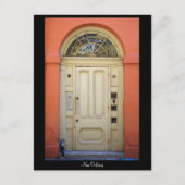 Oranje doorgang briefkaart (Voorkant)