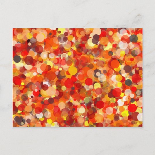 Oranje Dot Briefkaart (Voorkant)