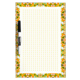 Oranje Dot Grid BuJo College Meisje School Planner Whiteboard