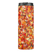 Oranje Dot Thermische Tumbler Thermosbeker (Achterkant)