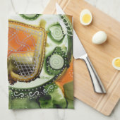 Oranje Dotty Kitchen Towel Theedoek (Quarter Fold)