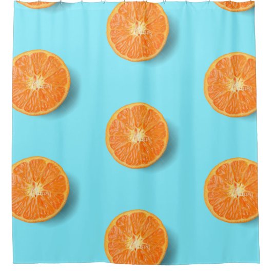 Oranje Douchegordijn (Voorkant)