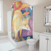 oranje douchegordijn (In situ)