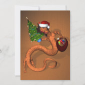 Oranje draak kaart (Voorkant)