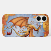 Oranje draak van de najaarse Natuur Fantasy Art Case-Mate iPhone Case (Achterkant (horizontaal))