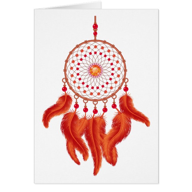 Oranje Dream Catcher (Voorkant)