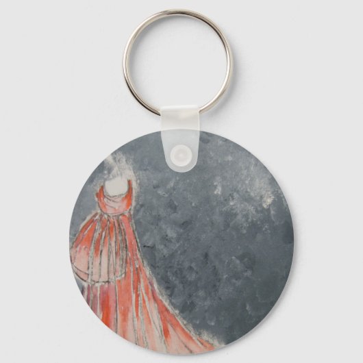 Oranje dress Sleutelhanger (Voorkant)