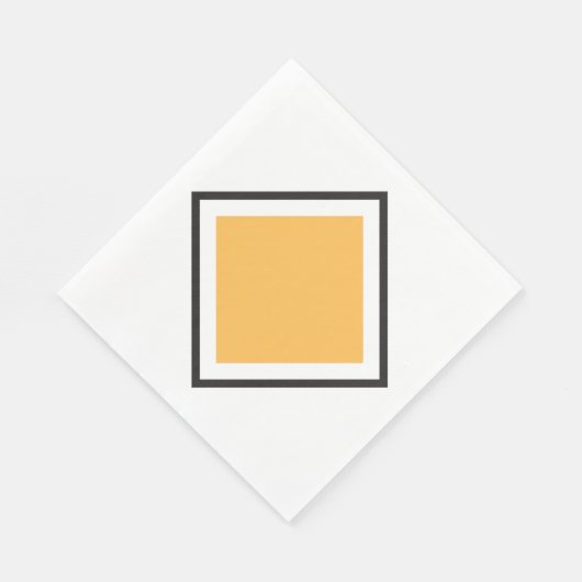 Oranje driehoekspapier servetten (Hoek)