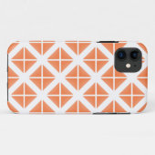 Oranje driehoekspatroon Case-Mate iPhone case (Achterkant (horizontaal))