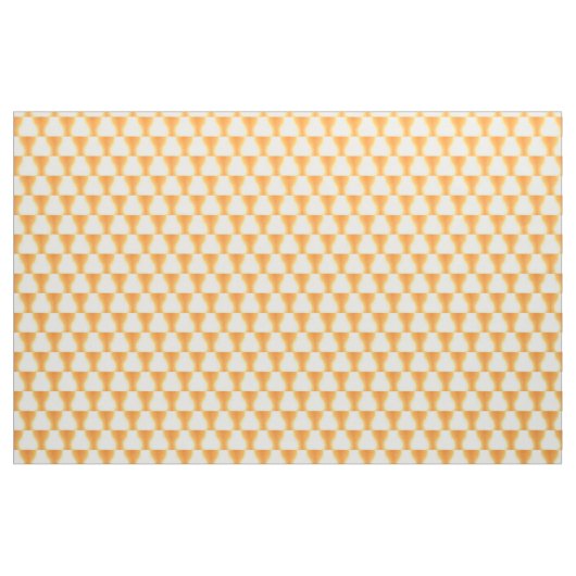 Oranje driehoekspatroon, verbinding stof (Yard (91,4 cm))